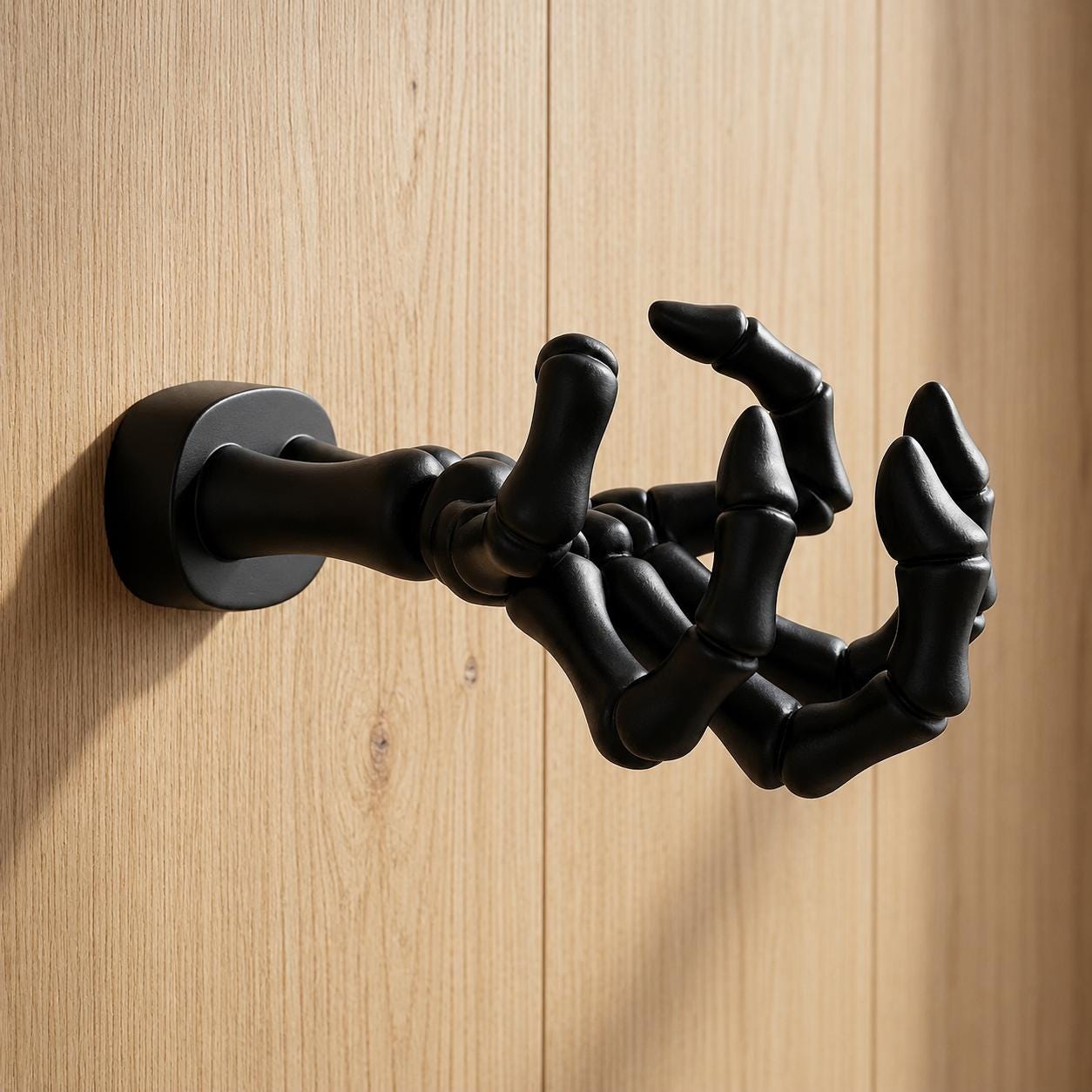 Hand Key Holder, Wall Mounted Key Rack, Gothic Home Decor, Rustic Entryway Organizer, Unique Hook, Funny Housewarming Gift.